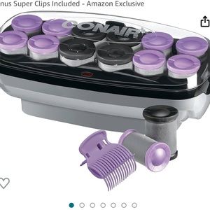 Conair Xtreme Instant Heat Jumbo And Super Jumbo Hot Rollers; Bonus Super Clips